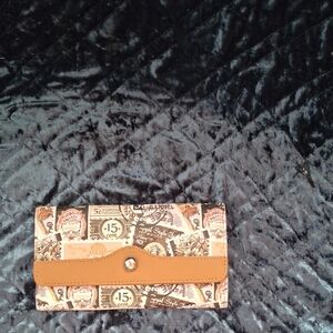 Vintage Print Women's Clutch Wallet